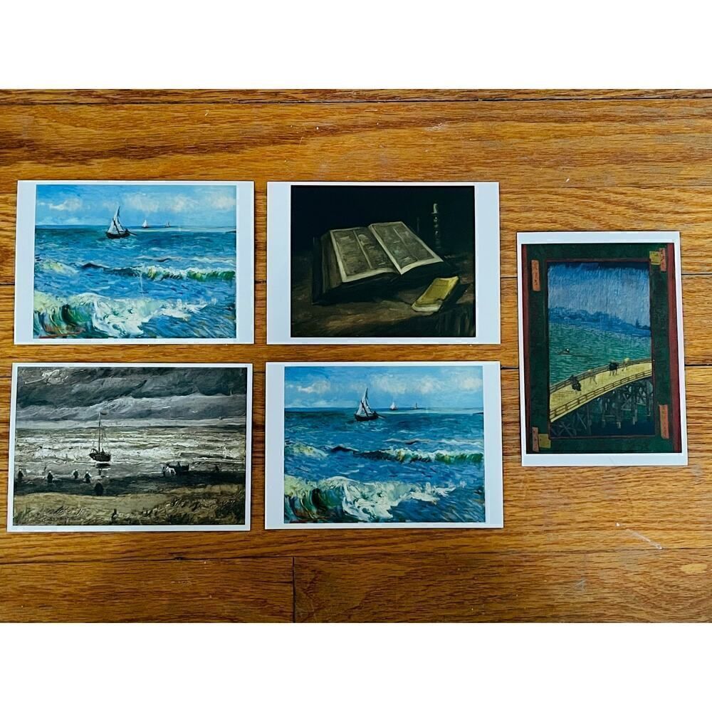 Lot of 5 Vincent Van Gogh Museum Post Cards New